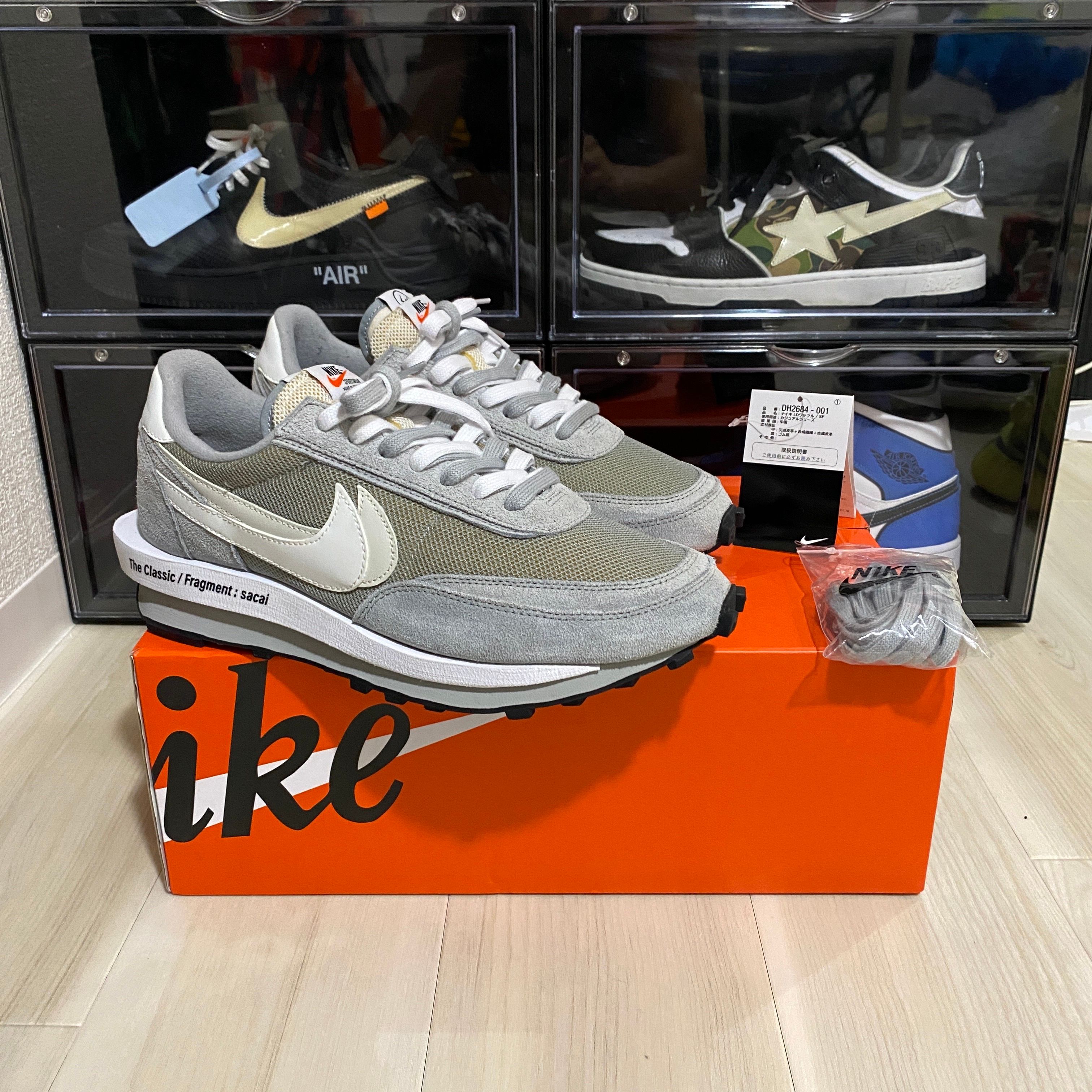 Fragment × sacai × Nike LD Waffle "Light Smoke Grey"