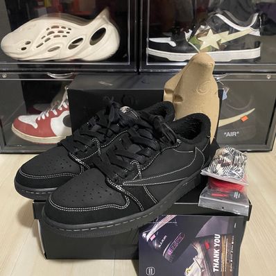 Travis Scott × Nike Air Jordan 1 Low OG SP "Black Phantom"