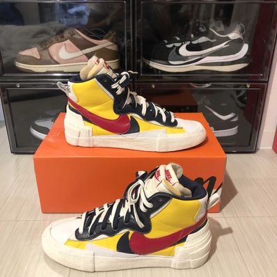 sacai × Nike Blazer Mid "Varsity Maize/Varsity Red"