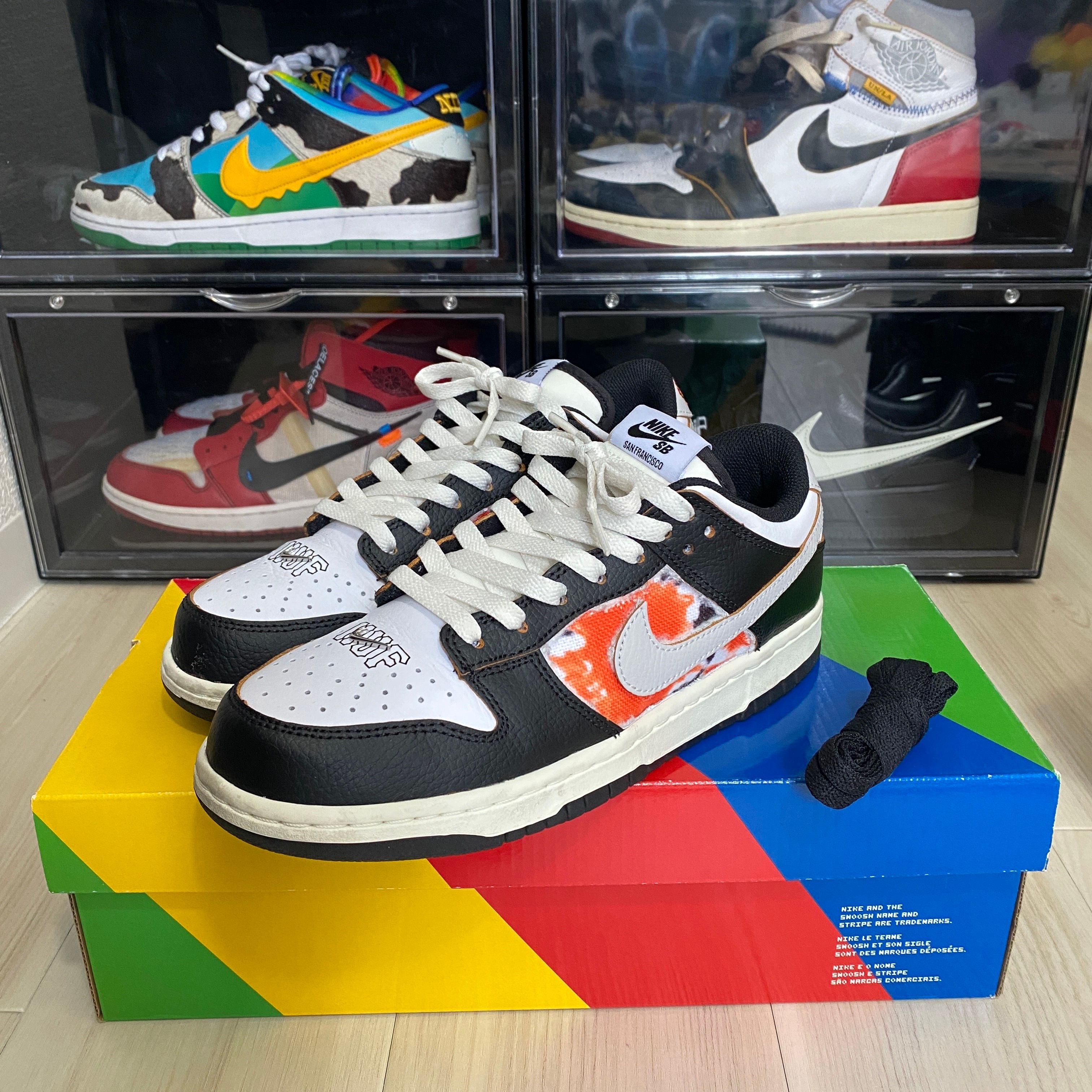 新品未使用✨27.5㎝　ナイキ ダンクSB ハフ　huf サンフランシスコ ハフ × ナイキ SB ダンク ロー 