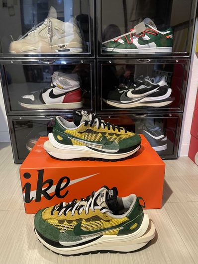 sacai × Nike Vapor Waffle "Tour Yellow/Stadium Green-Sail"