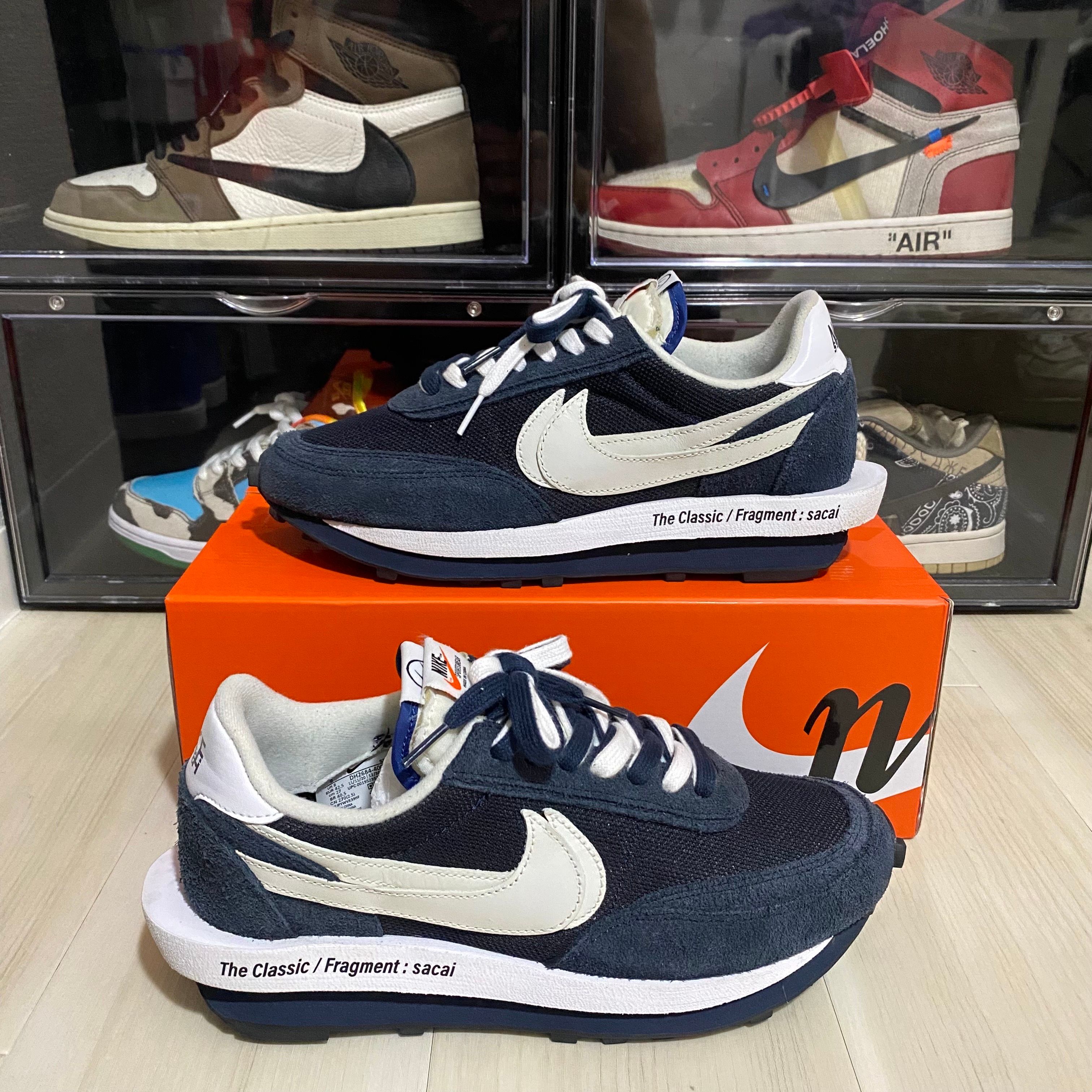 Fragment × sacai × Nike LD Waffle "Blackended Blue"