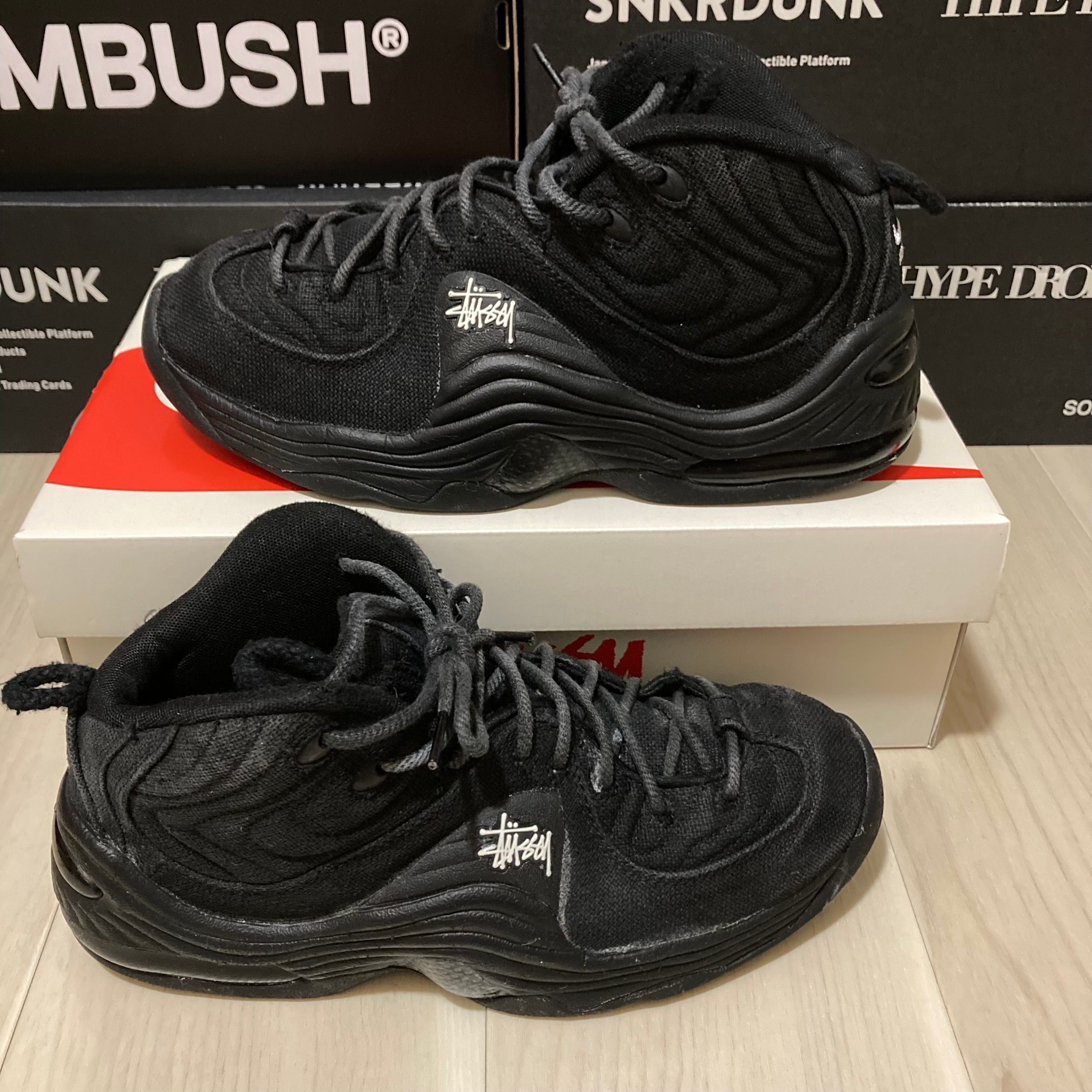 Stussy × Nike Air Penny 2 "Black"