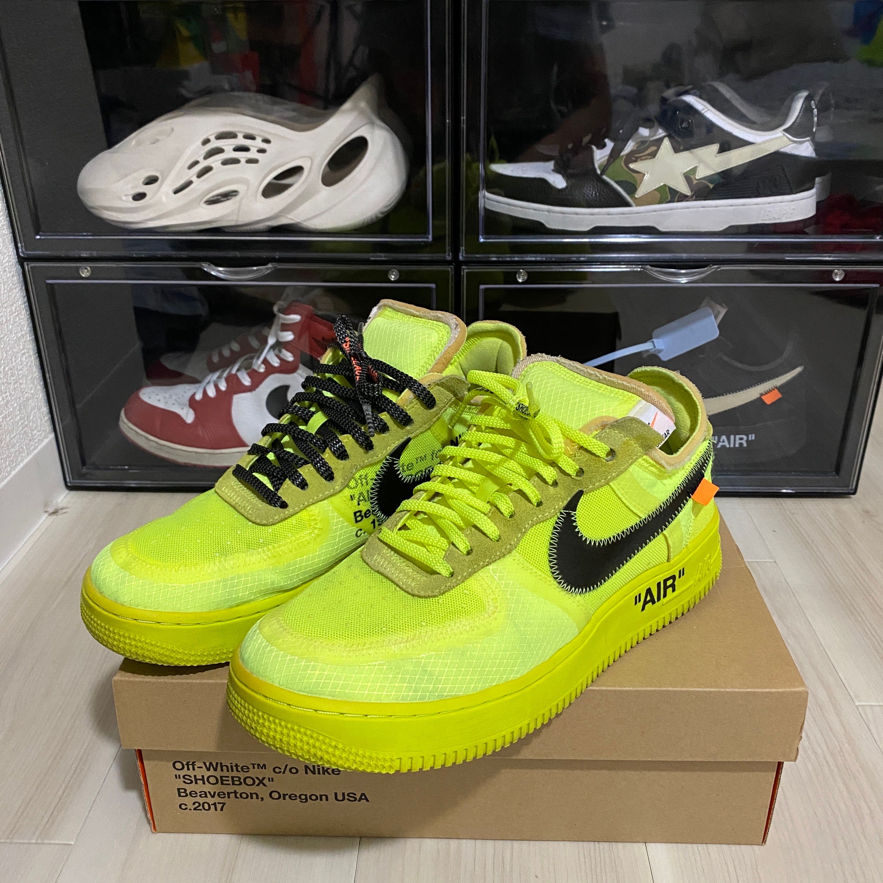 Off-White × Nike Air Force 1 Low "Volt"