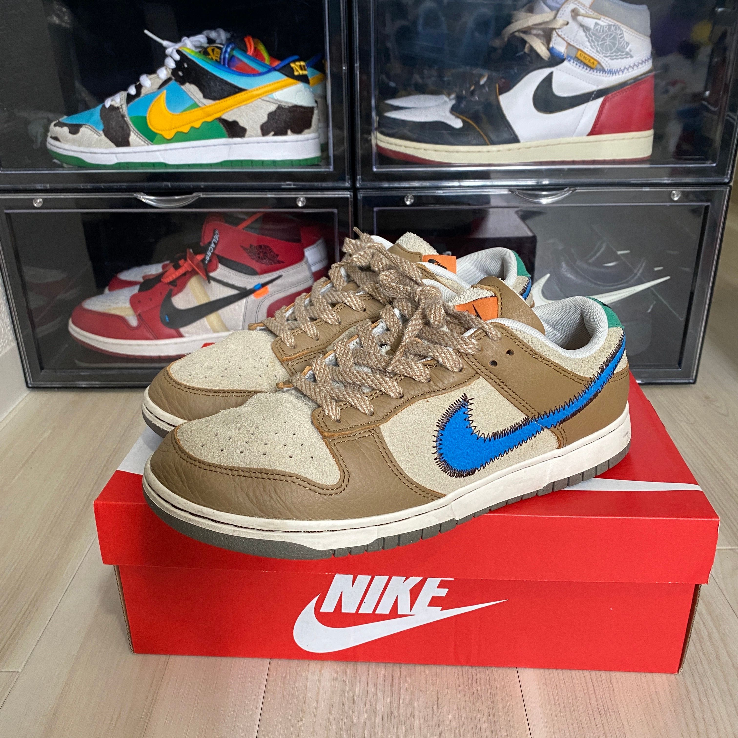 size? × Nike Dunk Low "Dark Driftwood/Photo BlueRattan"