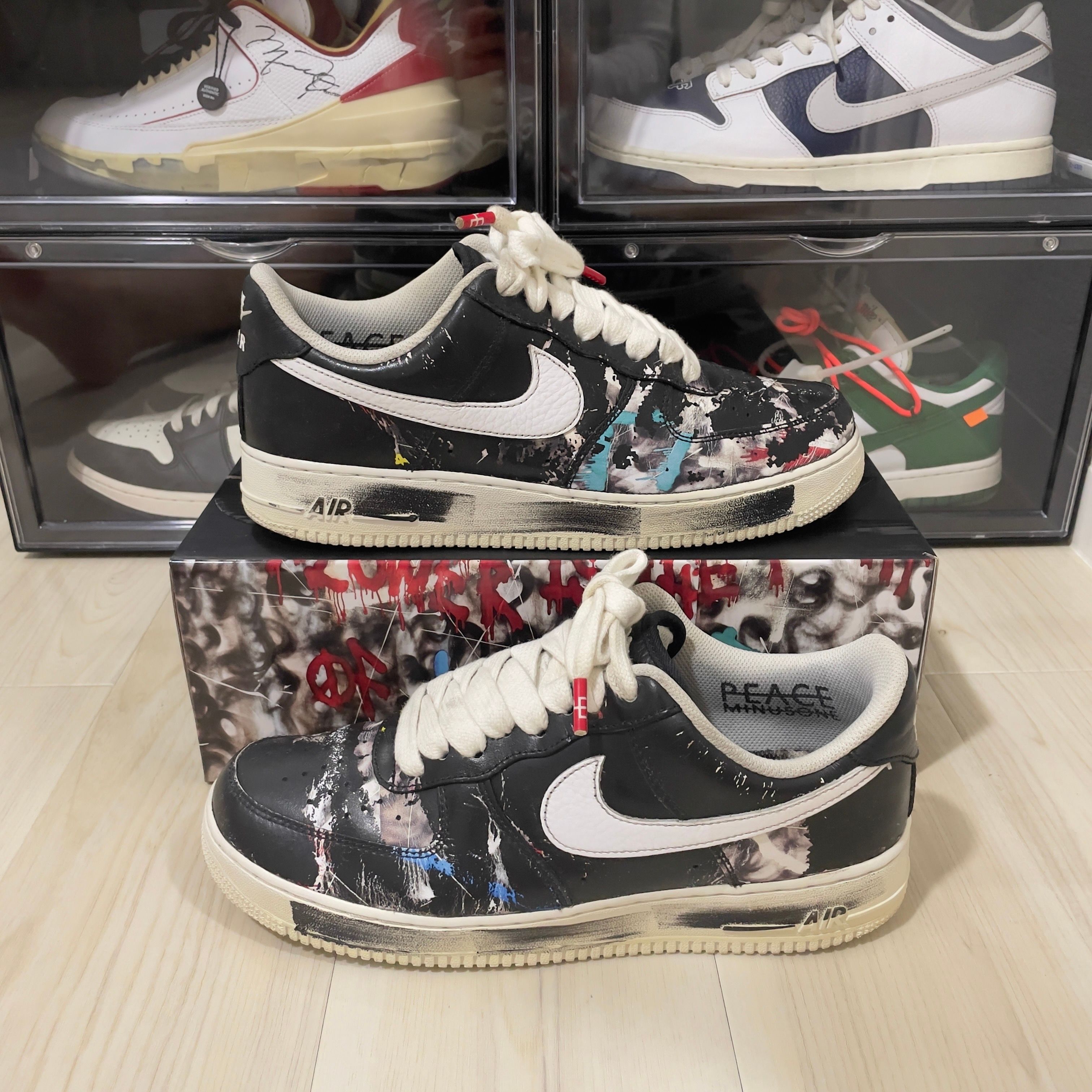 PEACEMINUSONE × Nike Air Force 1 Low Para Noise "Black" / G-DRAGON