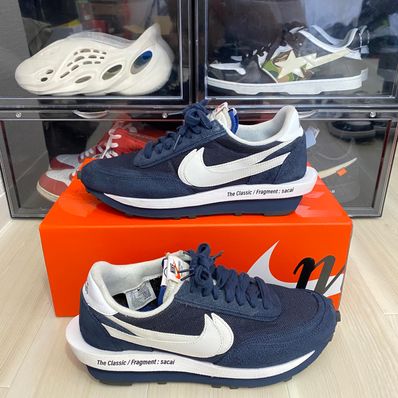 Fragment × sacai × Nike LD Waffle "Blackended Blue"