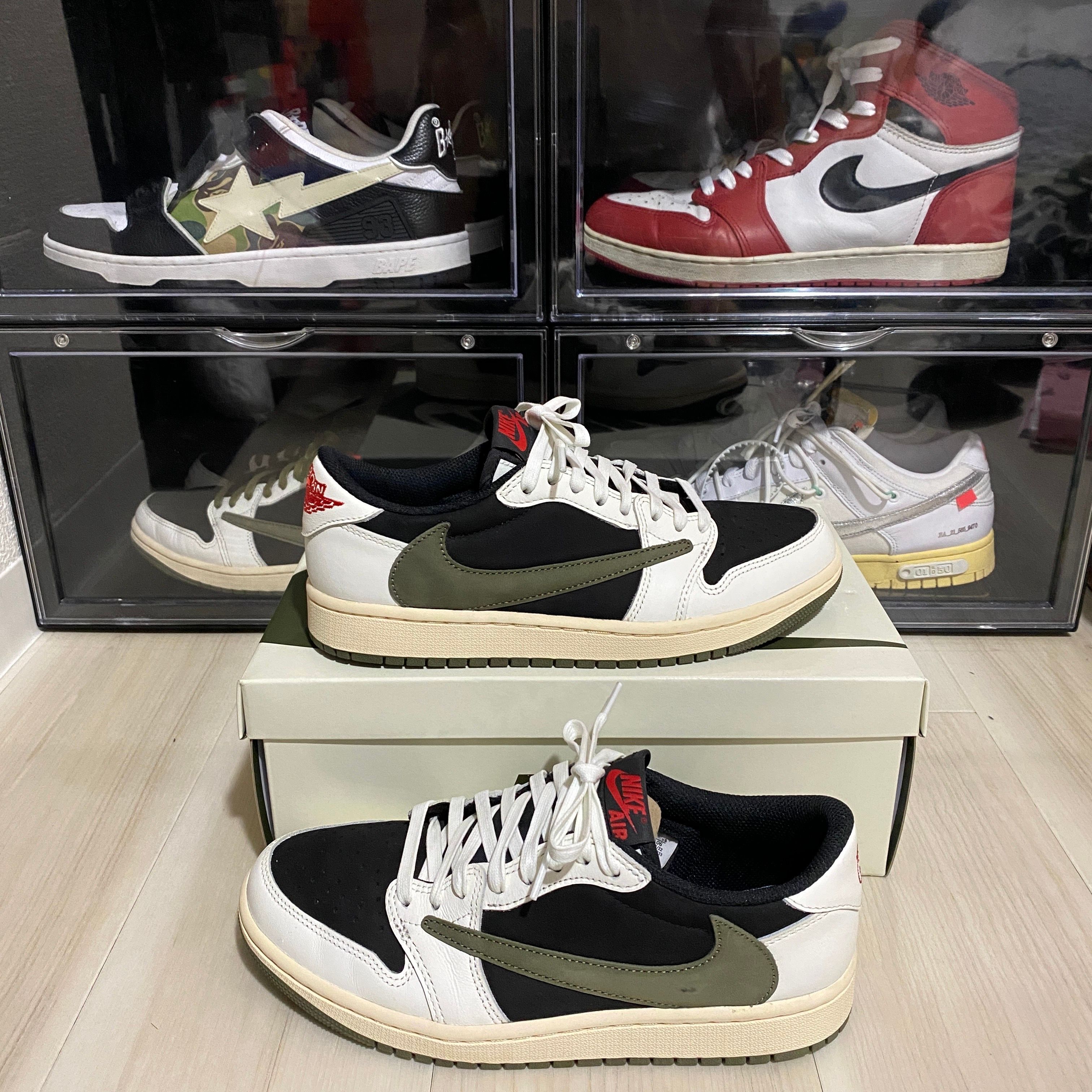 Travis Scott × Nike Women's Air Jordan 1 Low OG "Medium Olive"