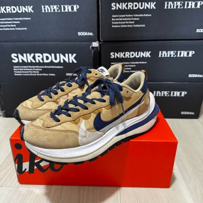 Sacai × Nike Vapor Waffle "Sesame And Blue Void"