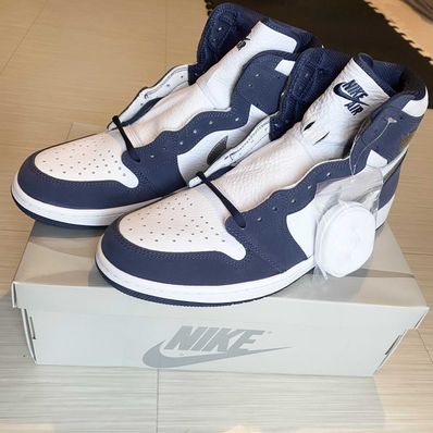Nike Air Jordan 1 High OG CO.JP "White/Midnight Navy" (2020)(ブリーフケースなし)
