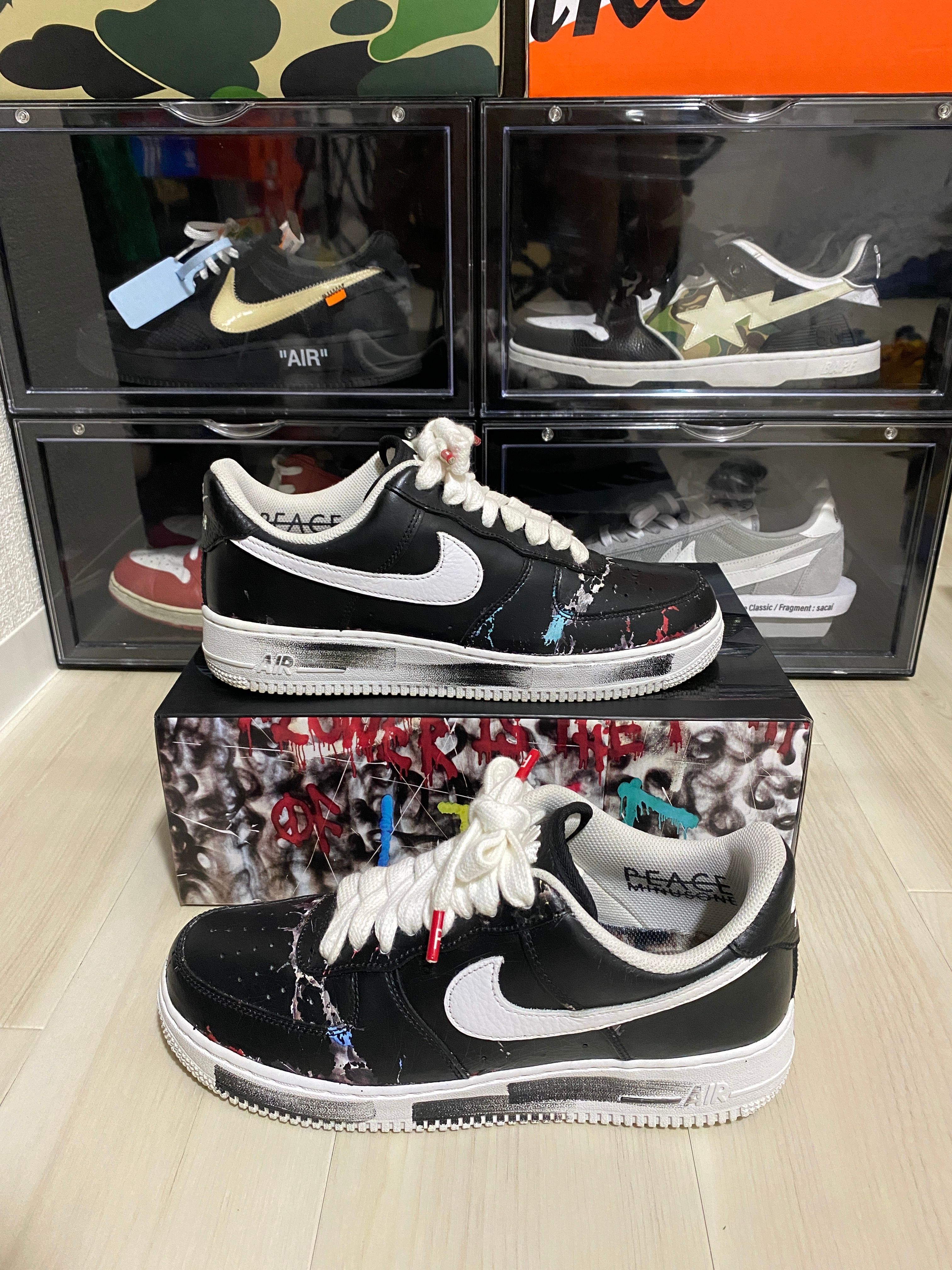 PEACEMINUSONE × Nike Air Force 1 Low Para Noise "Black" / G-DRAGON