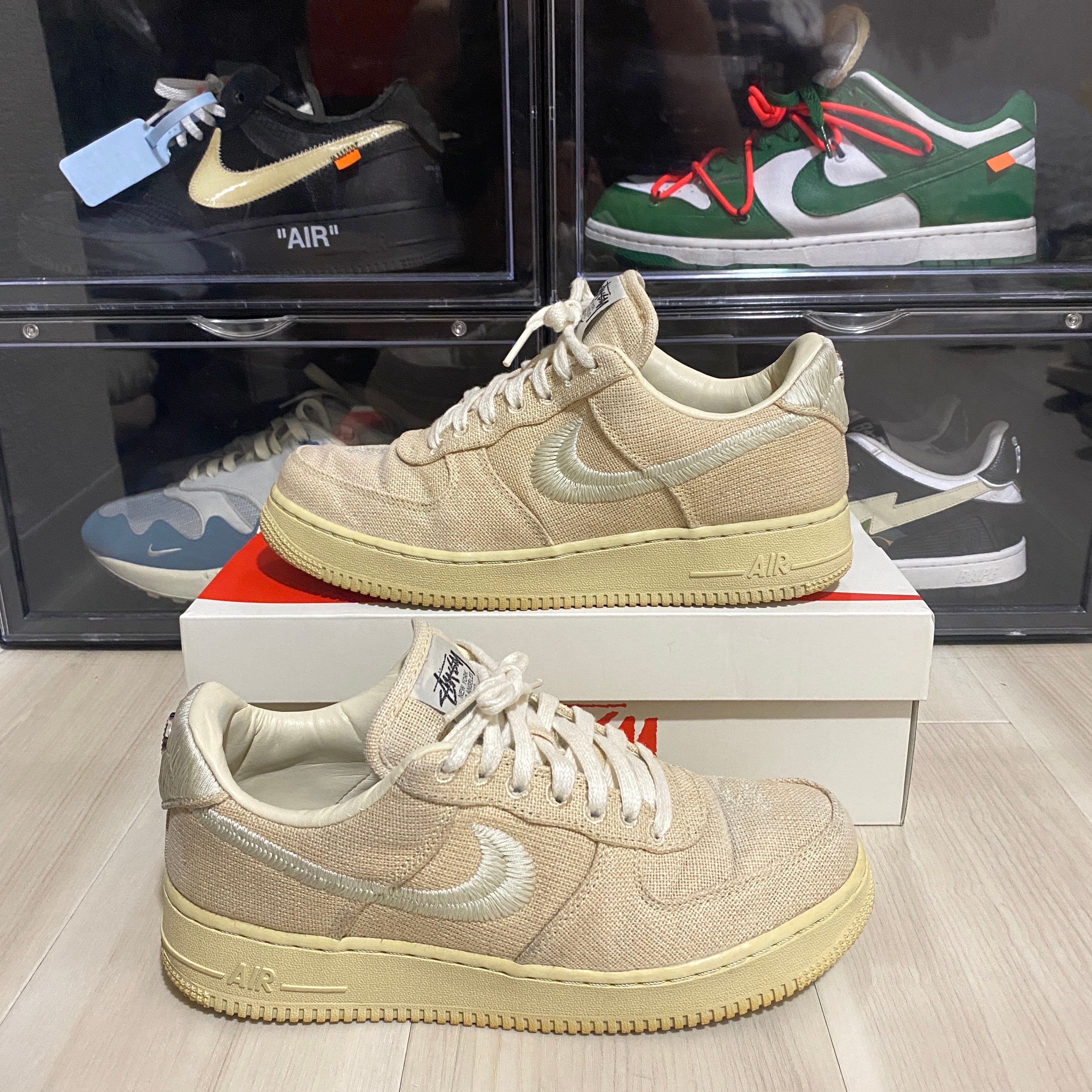 Stussy × Nike Air Force 1 Low "Fossil Stone"