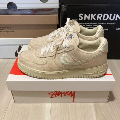 Stussy × Nike Air Force 1 Low "Fossil Stone"
