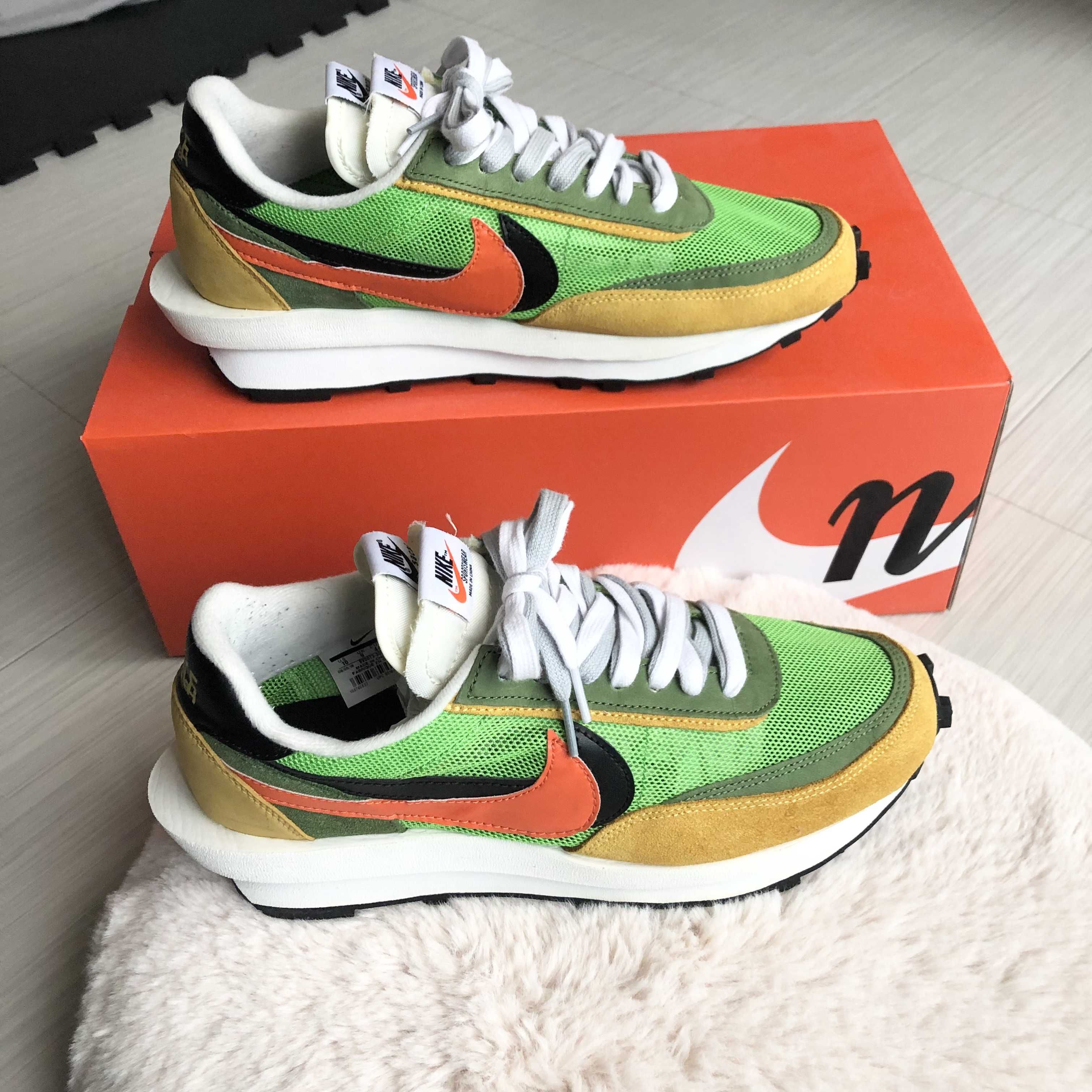 sacai × Nike LDV Waffle "Green"