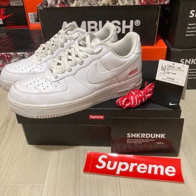 Supreme × Nike Air Force 1 Low "White"