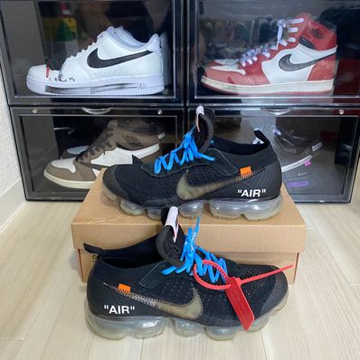 Off-White × Nike Air Vapormax "Black/Total Orange/Clear"