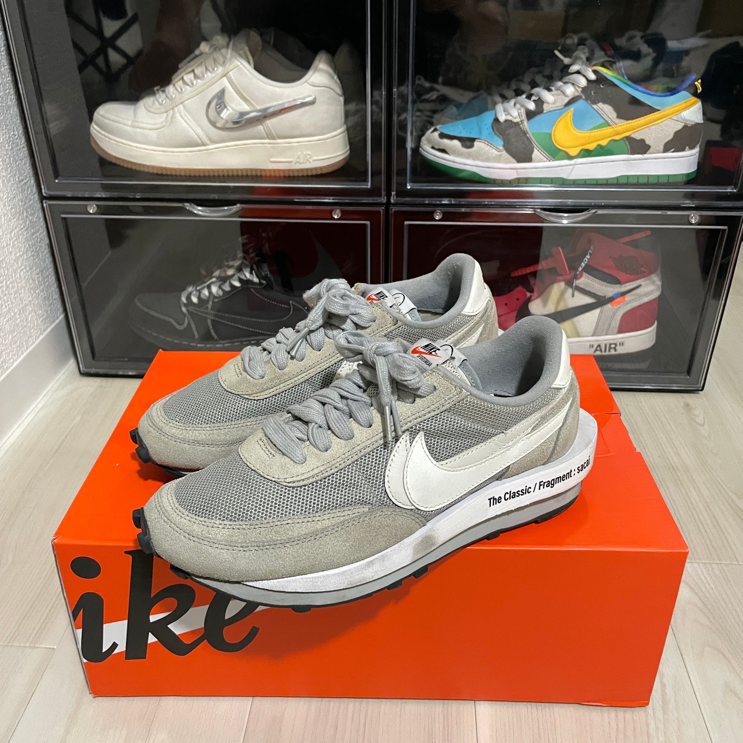 Fragment × sacai × Nike LD Waffle "Light Smoke Grey"