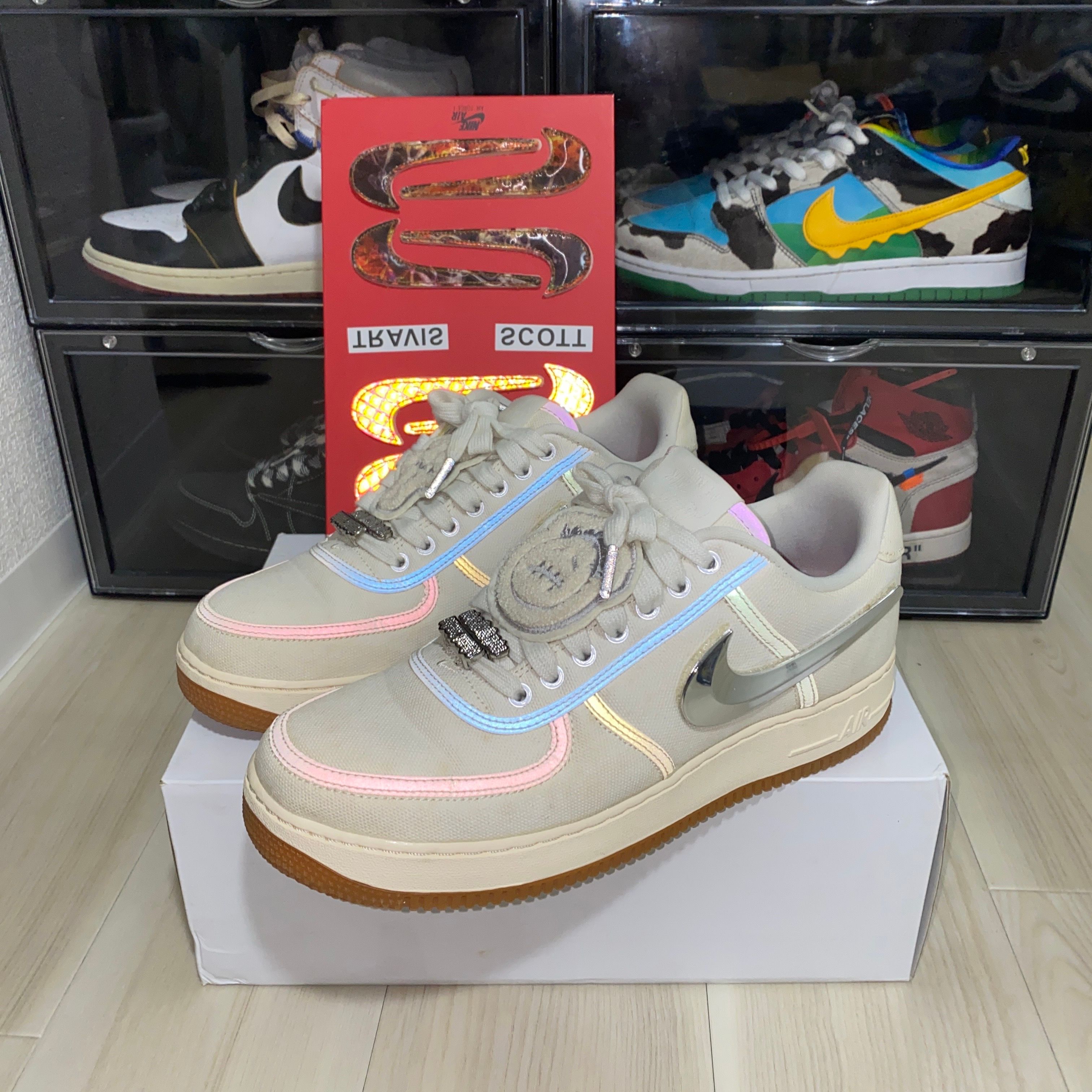 Travis Scott × Nike Air Force 1 Low "Sail"