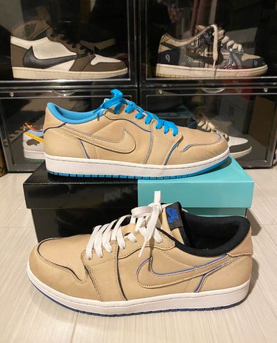 Nike SB Air Jordan 1 Low "Desert Ore/Royal Blue"