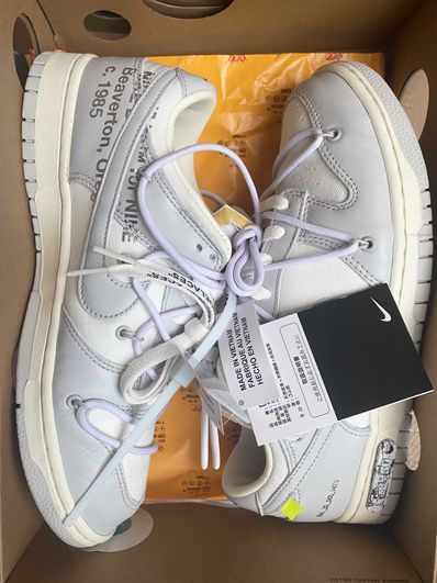 Off-White × Nike Dunk Low 1 of 50 "Lot.49"
