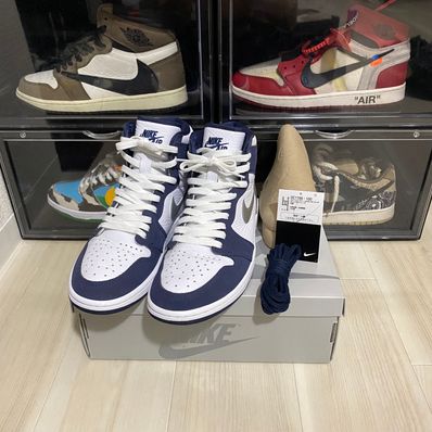 Nike Air Jordan 1 High OG CO.JP "White/Midnight Navy" (2020)(ブリーフケースなし)