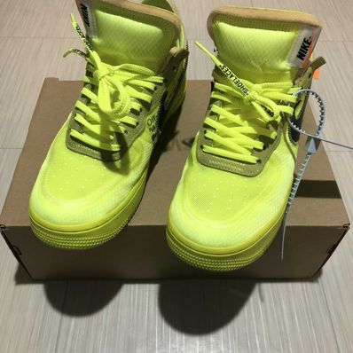 Off-White × Nike Air Force 1 Low "Volt"