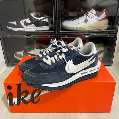 Fragment × sacai × Nike LD Waffle "Blackended Blue"