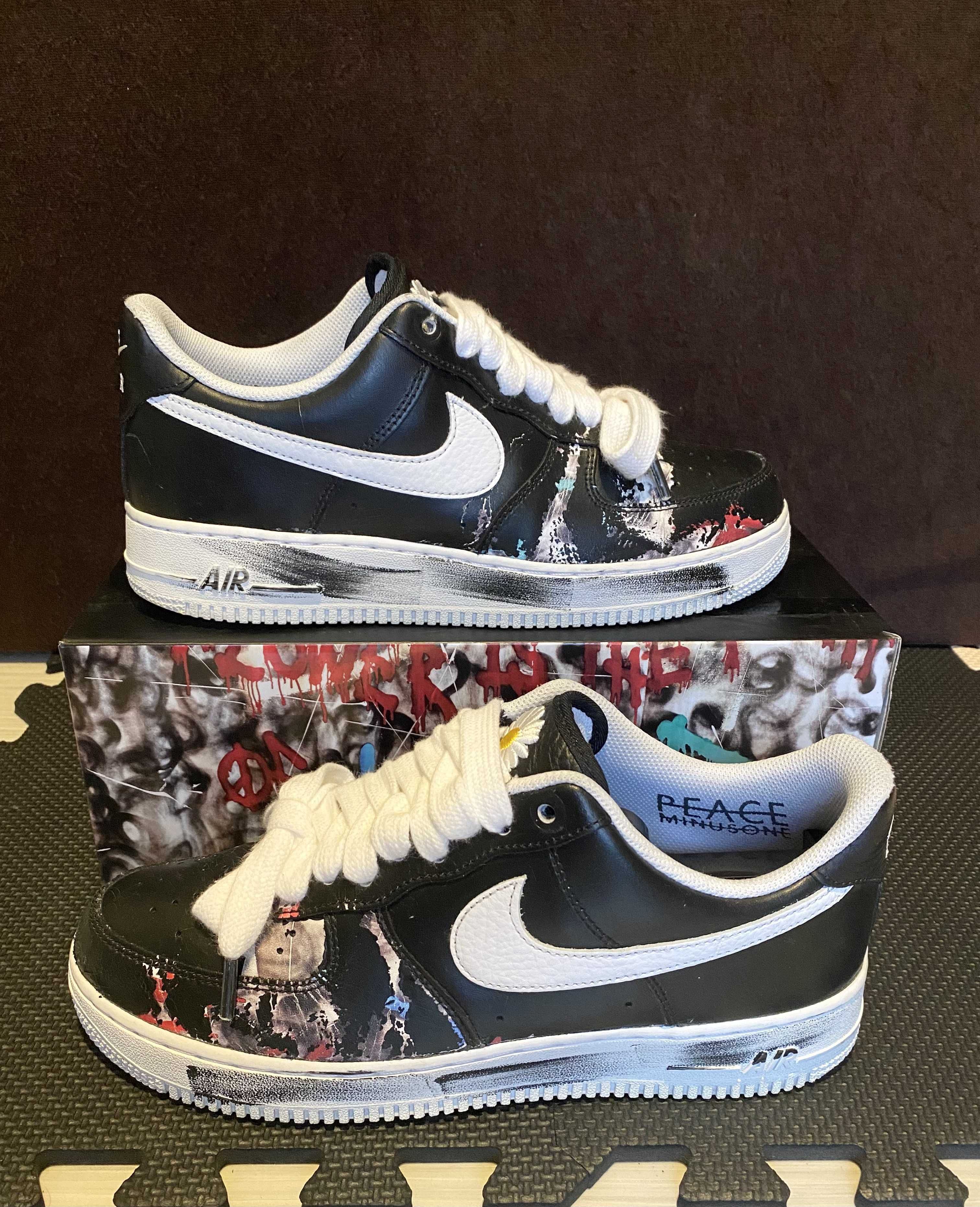 PEACEMINUSONE × Nike Air Force 1 Low Para Noise "Black" / G-DRAGON