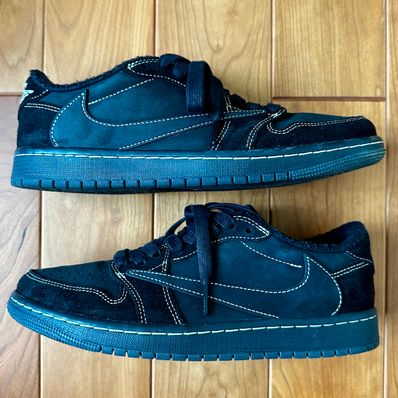 Travis Scott × Nike Air Jordan 1 Low OG SP "Black Phantom"
