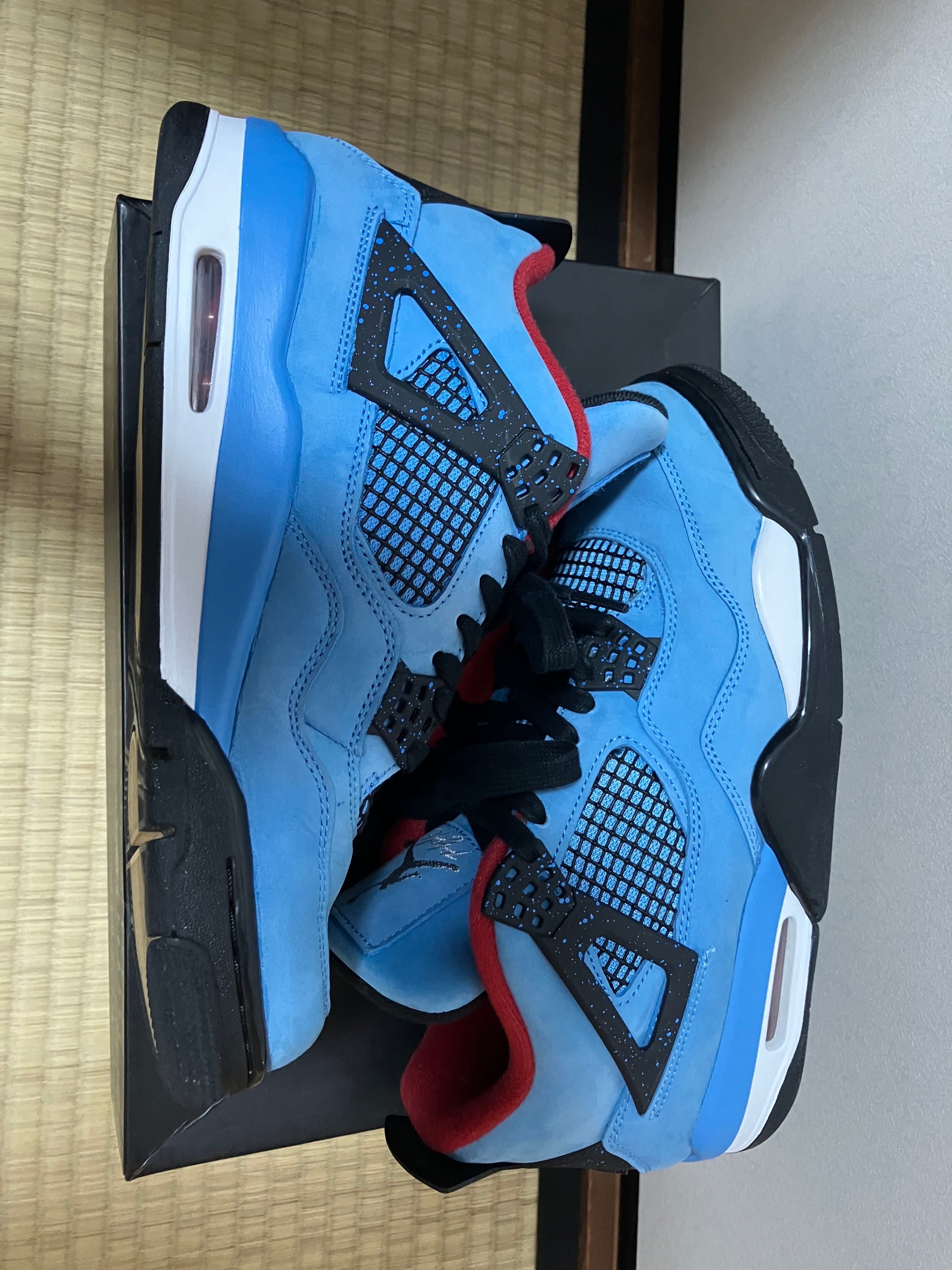 Travis Scott × Nike Air Jordan 4 Retro Cactus Jack "University Blue"