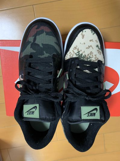 NIKE DUNK LOW SE "BLACK MULTI CAMO"