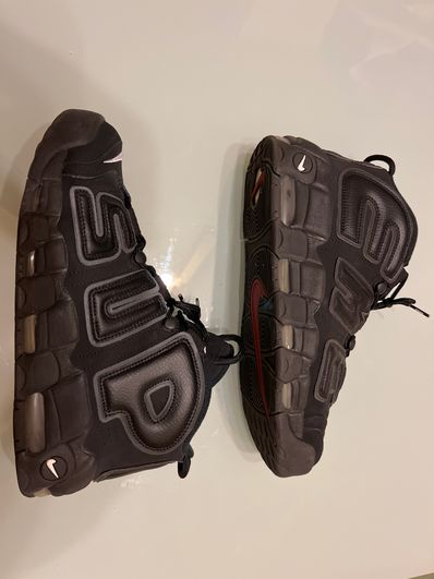 Supreme × Nike Air More Uptempo "Black"