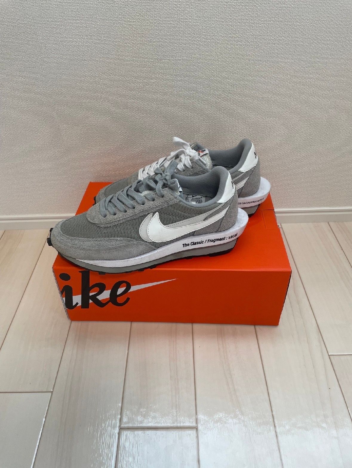 Fragment × sacai × Nike LD Waffle "Light Smoke Grey"