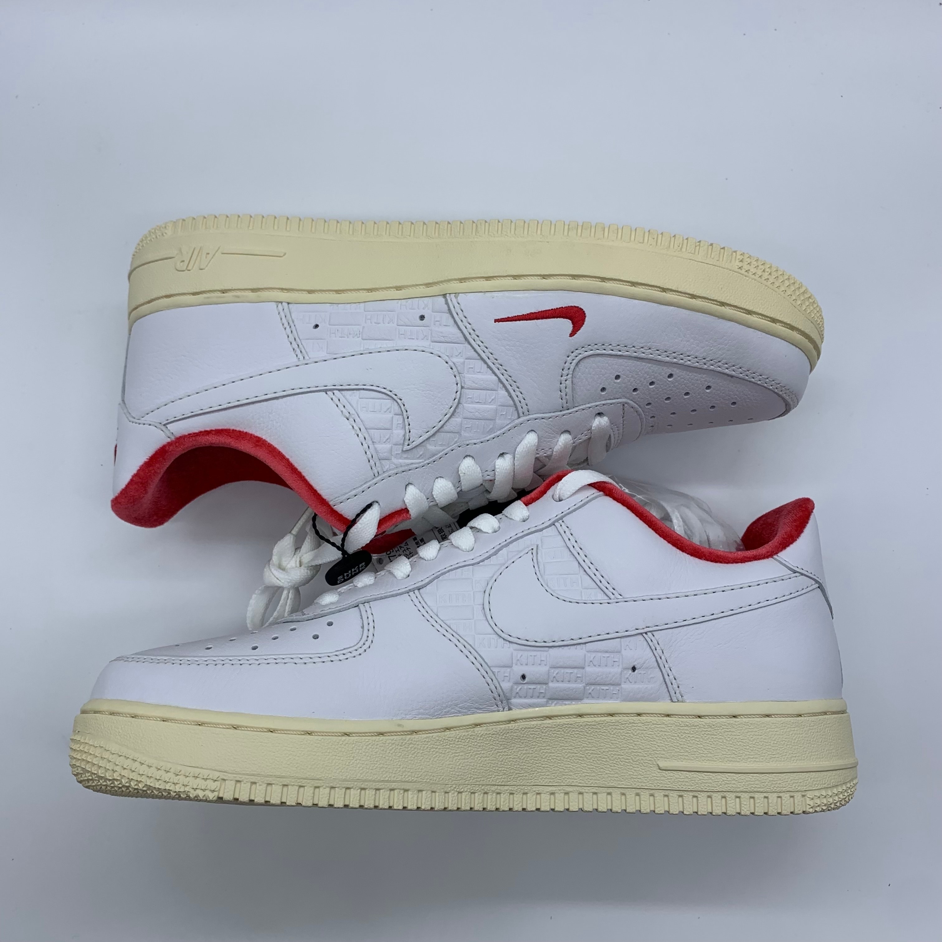 KITH × Nike Air Force 1 Low "White/Red"