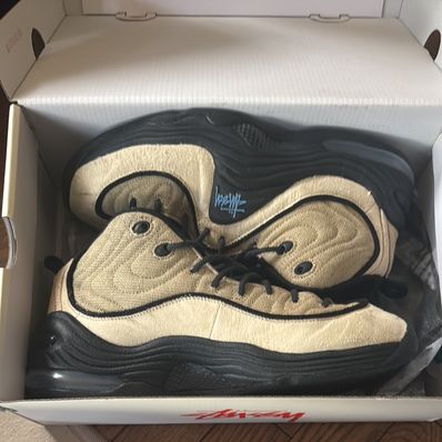 Stussy × Nike Air Penny 2 "Rattan and Limestone"