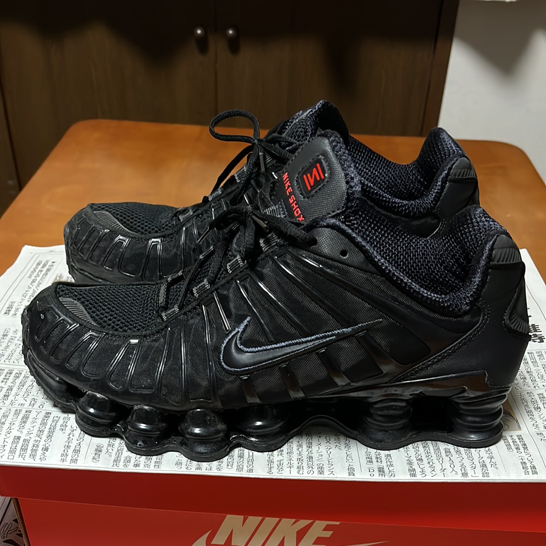 Nike Shox TL "Black/Metallic Hematite/Max Orange/Black"