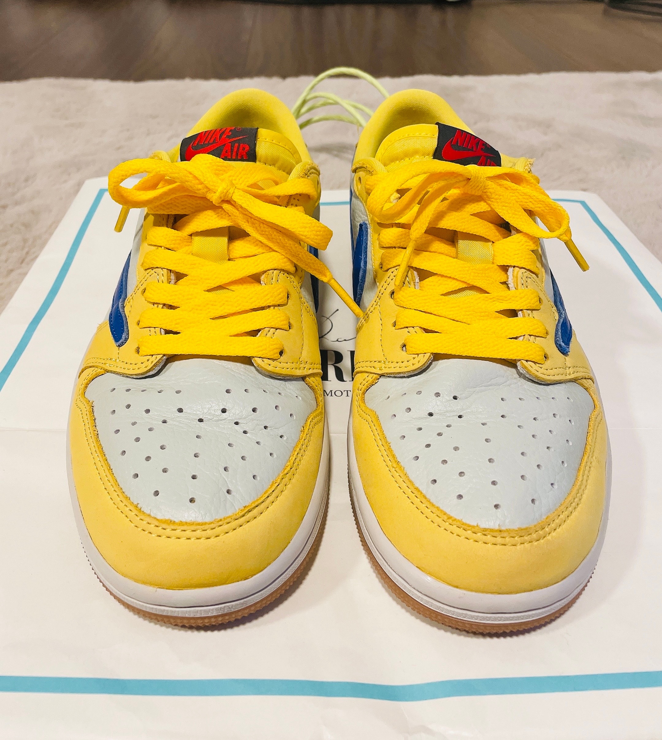 Travis Scott × Nike Women's Air Jordan 1 Retro Low OG "Canary"