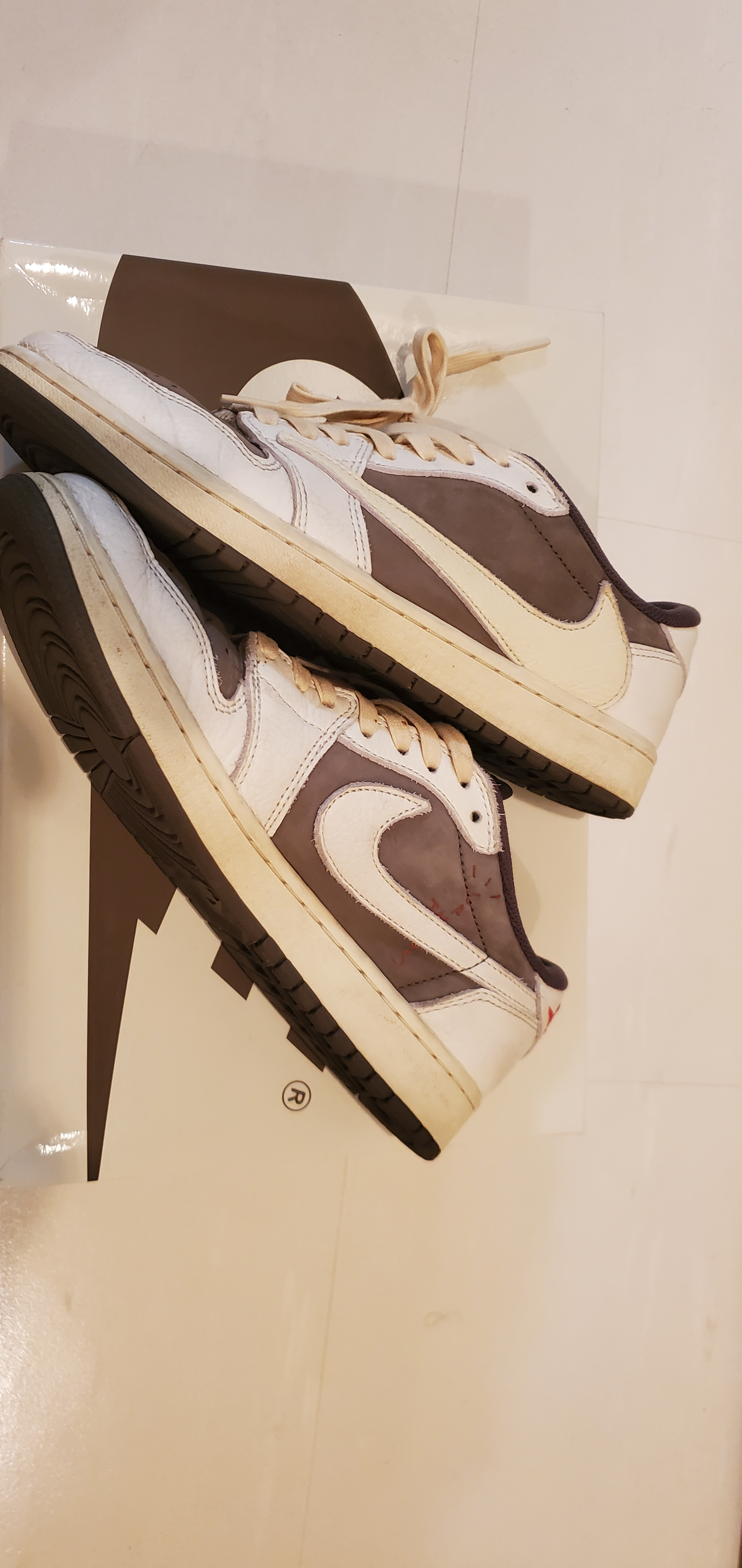Travis Scott × Nike Air Jordan 1 Low OG SP "Reverse Mocha/Sail and Ridgerock"