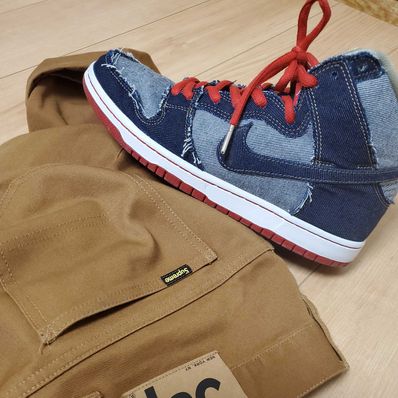 Nike SB Dunk High Reese Forbes Denim "Midnight Navy"