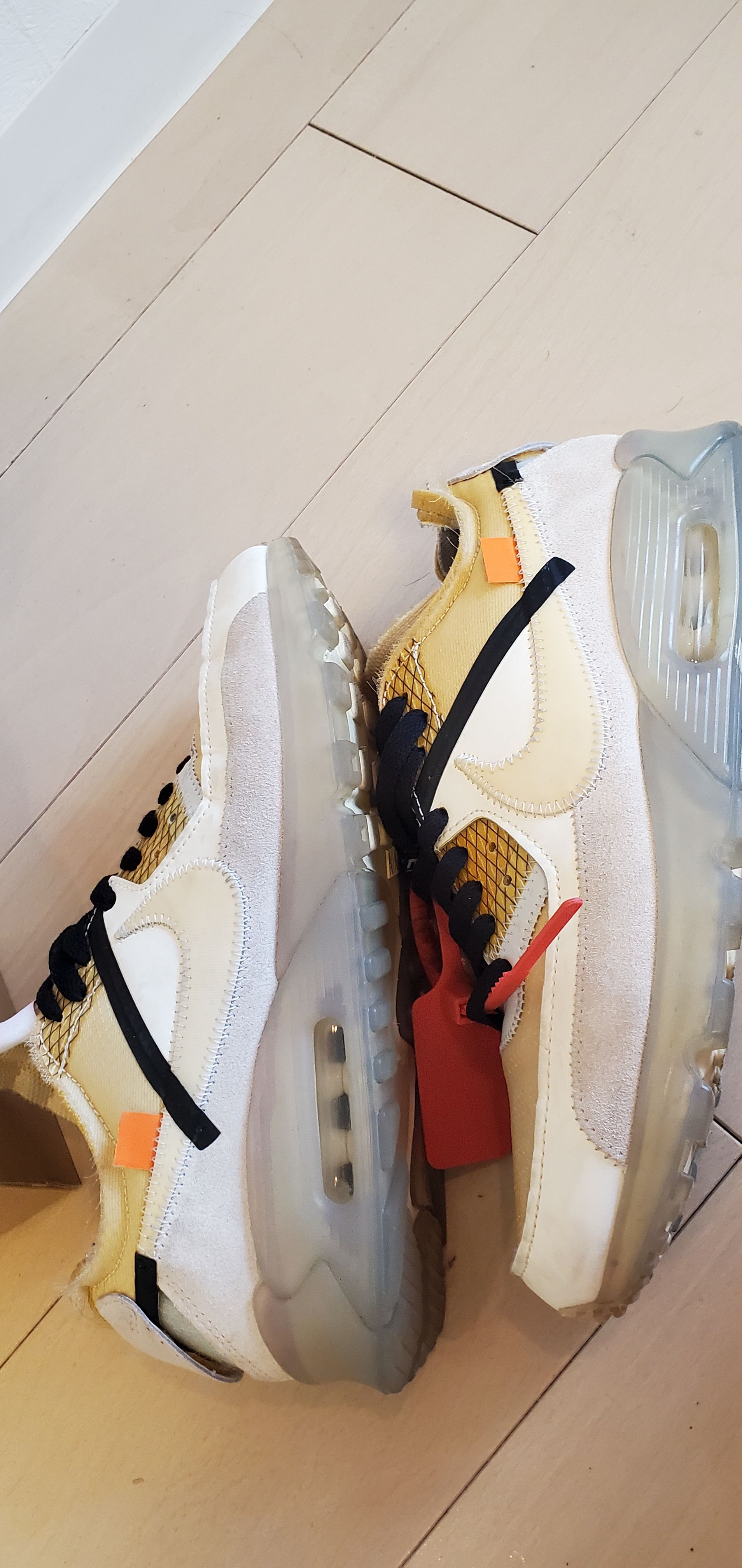 Off-White × Nike Air Max 90 "The 10/Sail"
