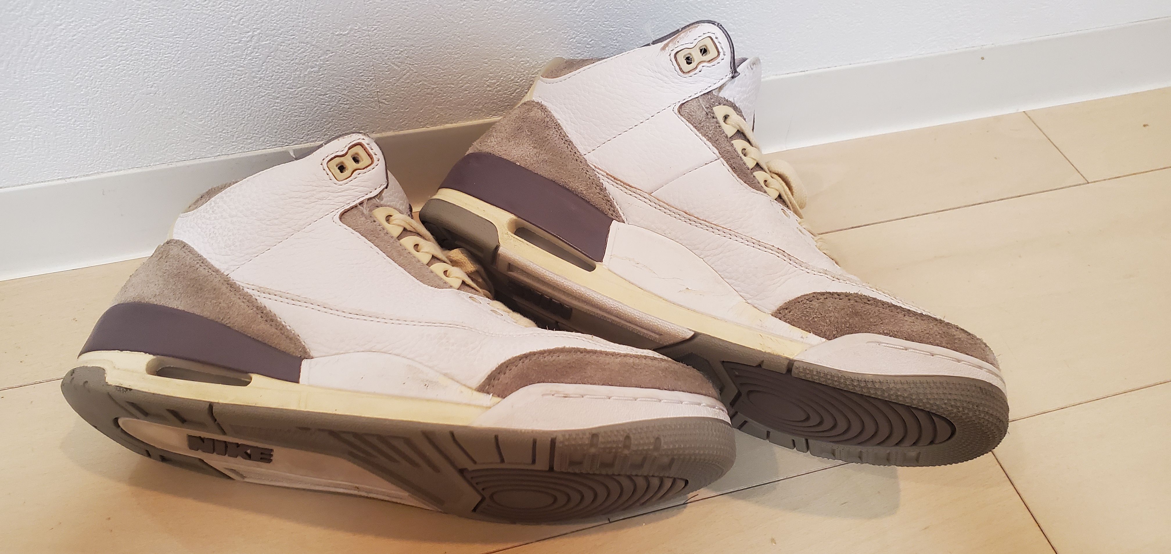A Ma Maniere × Nike Women's Air Jordan 3 Retro SP "White/Medium Grey Violet Ore"
