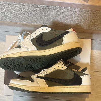 Travis Scott × Nike Air Jordan 1 Low OG SP "Reverse Olive"