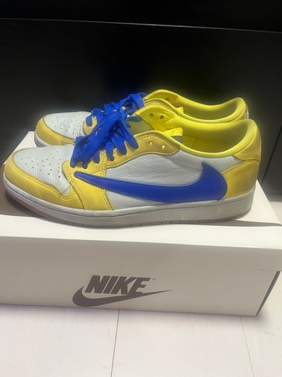 Travis Scott × Nike Women's Air Jordan 1 Retro Low OG "Canary"