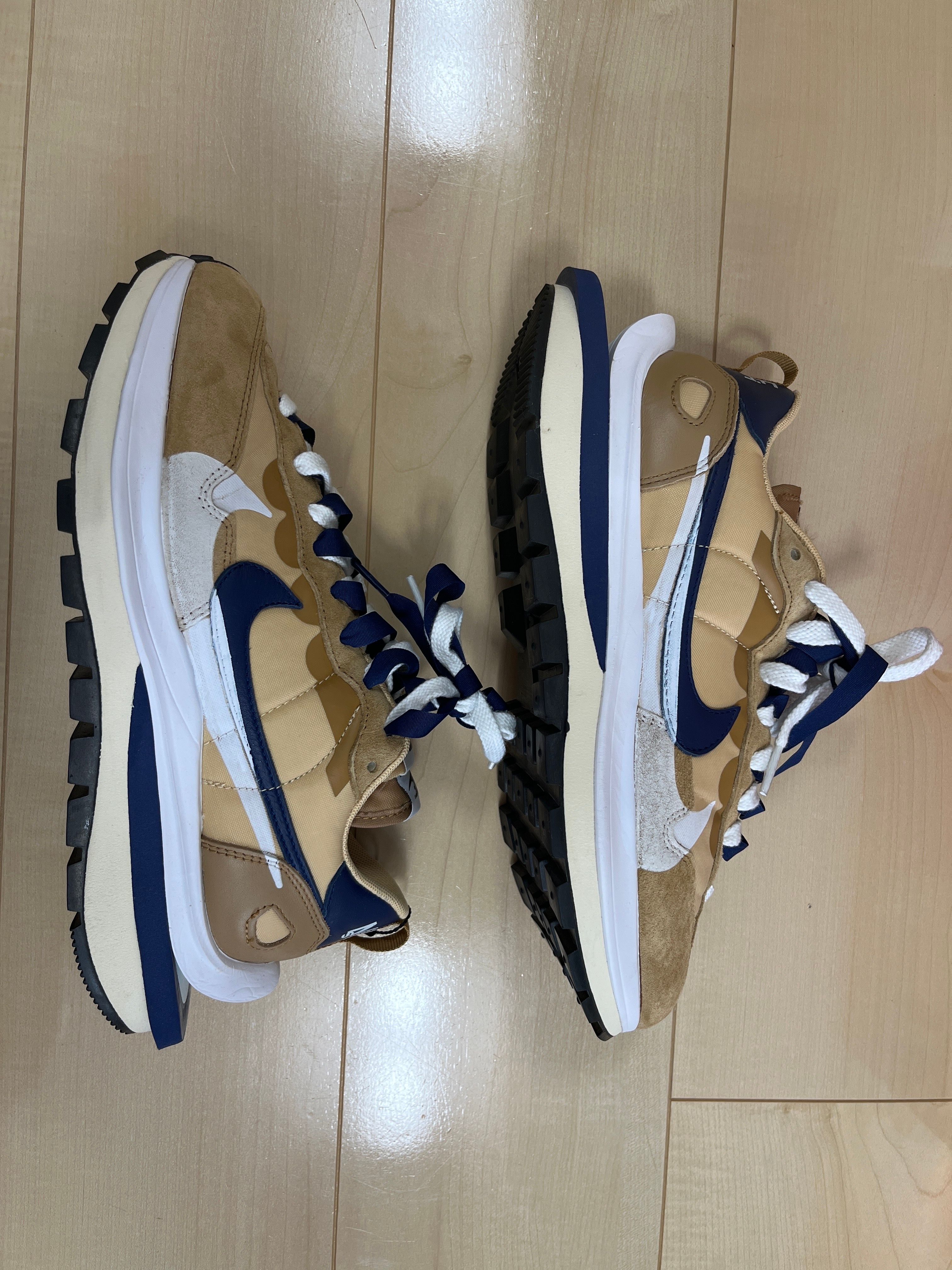 Sacai × Nike Vapor Waffle "Sesame And Blue Void"