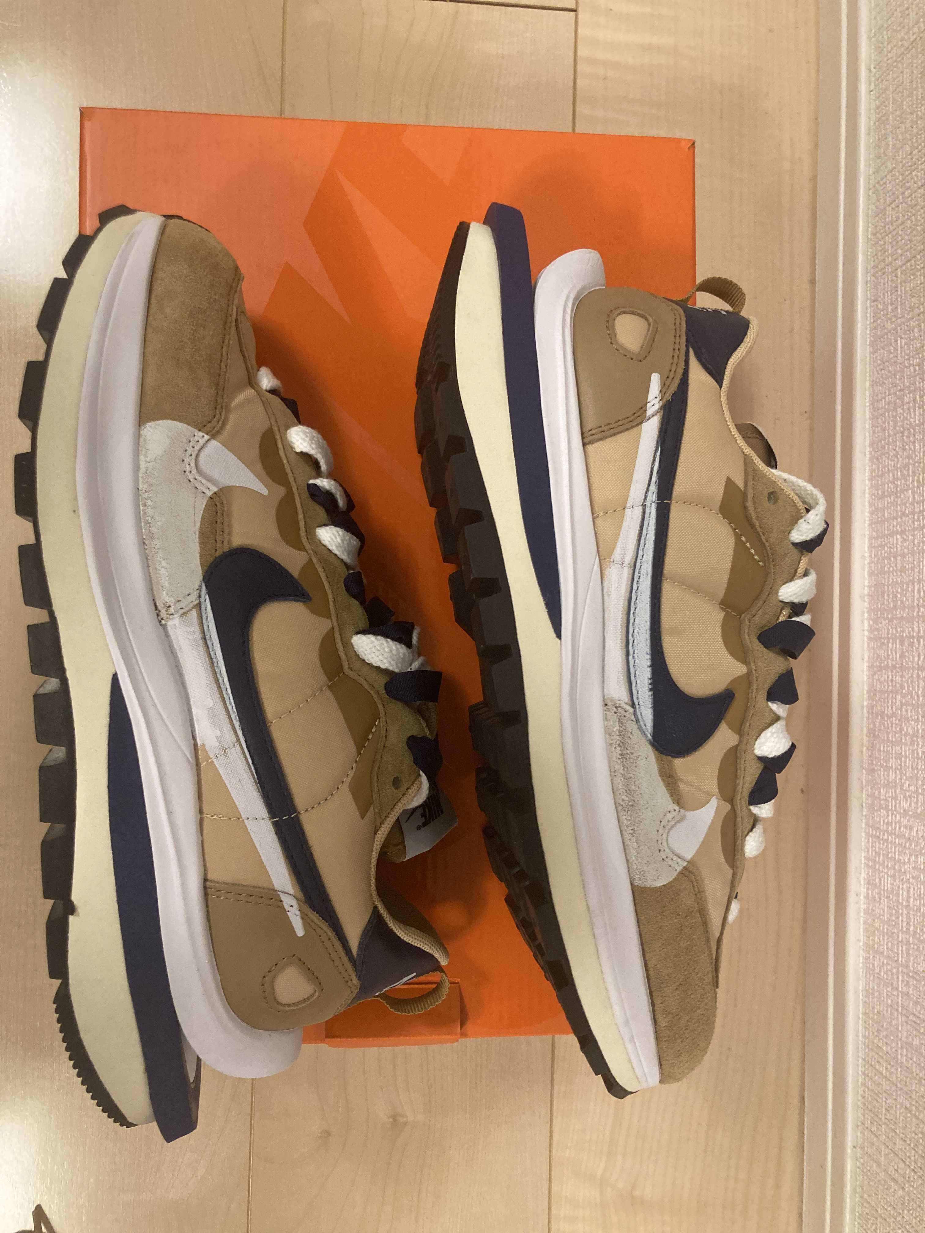 Sacai × Nike Vapor Waffle "Sesame And Blue Void"
