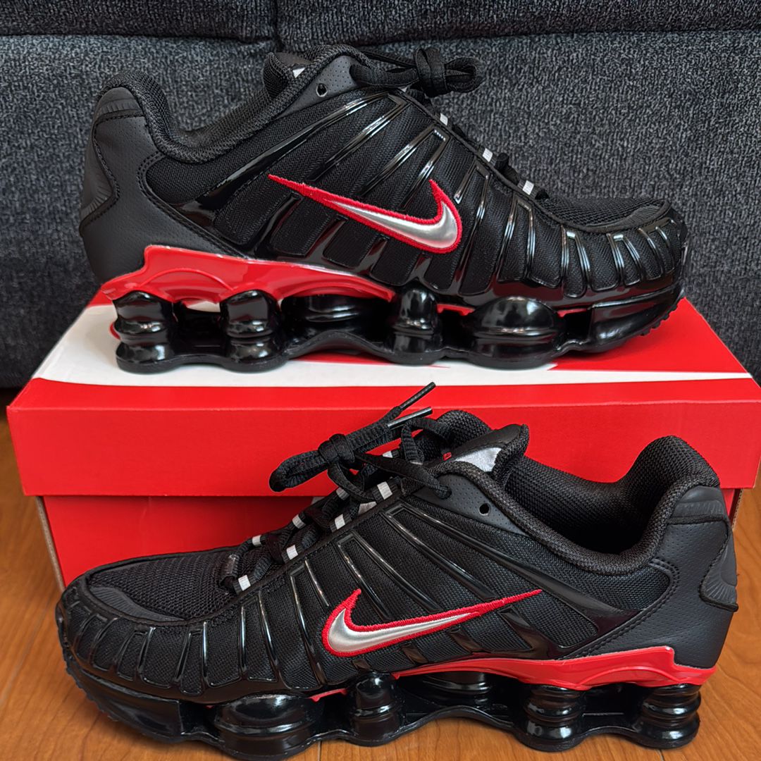 Nike Shox TL "Black/University Red/Metallic Silver"