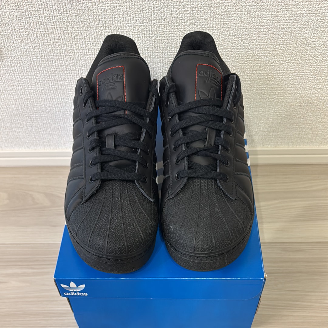 atmos × adidas Superstar XLG "Black"