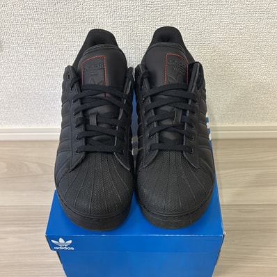 atmos × adidas Superstar XLG "Black"
