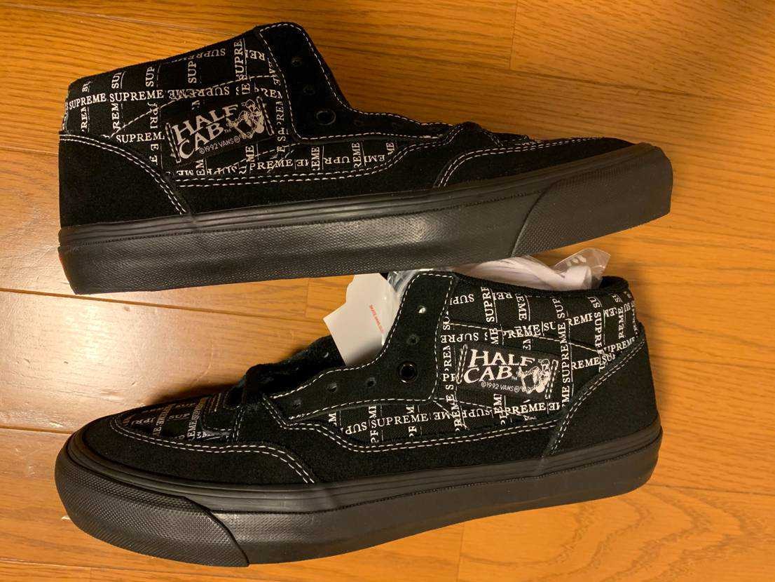Supreme × Vans Half Cab "Black"