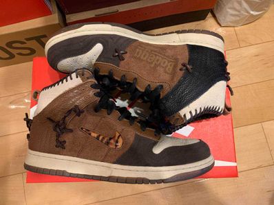 Bodega × Nike Dunk High "Legend Fauna Brown"